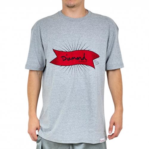 Crewneck Diamond OG Script Grey - Esgotado- na Loja MKD Skate Shop