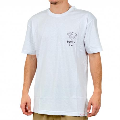 Diamond supply co deals white t shirt